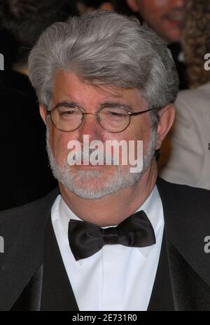 George Lucas partecipa al 2007 Vanity Fair Oscar Party ospitato da Greydon carter tenuto, a Morton's a Los Angeles, CA, USA il 25 febbraio 2007.Photo di Hahn-Khayat-Douliery/ABACAPRESS.COM Foto Stock