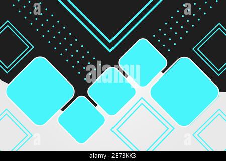 Sfondo astratto di quadrati geometrici Illustrazione Vettoriale