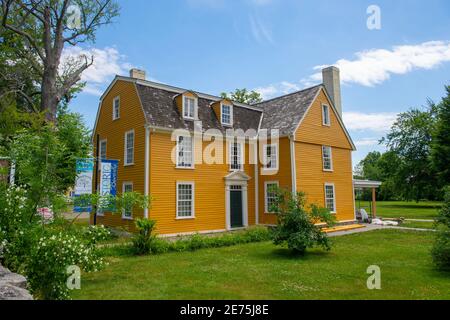 John Hale House in Hale Farm al 39 di Hale Street nel centro storico di Beverly, Massachusetts ma, Stati Uniti. Foto Stock