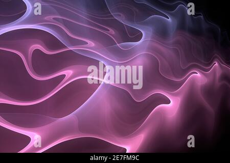 Sfondo astratto. Grafica digitale frattale, illustrazione 3d Foto Stock