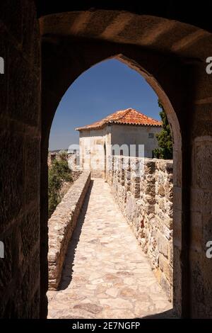 Castello di San Giorgio, Lisbona, Portogallo Foto Stock