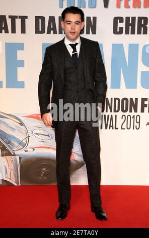 10 ottobre 2019 - Londra, Inghilterra, Regno Unito - BFI London Film Festival 2019 - le Mans '66 Premiere Photo Shows: Jack McMullen Foto Stock