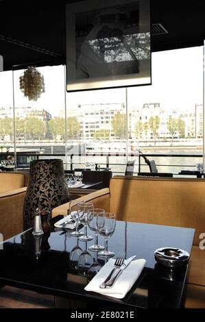 Foto del ristorante 'la Plage' Quai de Javel - Parigi 15e, Francia, scattata il 16 aprile 2007. Foto di Christophe Guibbaud/ABACAPRESS.COM Foto Stock