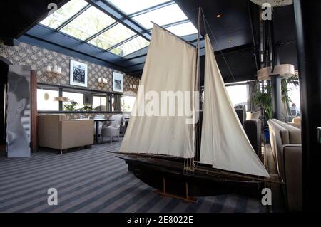 Foto del ristorante 'la Plage' Quai de Javel - Parigi 15e, Francia, scattata il 16 aprile 2007. Foto di Christophe Guibbaud/ABACAPRESS.COM Foto Stock