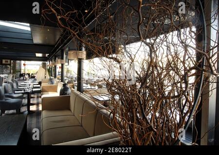 Foto del ristorante 'la Plage' Quai de Javel - Parigi 15e, Francia, scattata il 16 aprile 2007. Foto di Christophe Guibbaud/ABACAPRESS.COM Foto Stock