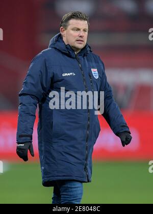 UTRECHT, PAESI BASSI - GENNAIO 30: Capo allenatore John Stegeman di PEC Zwolle durante la partita olandese Eredivisie tra FC Utrecht e PEC Zwolle a Gerge Foto Stock