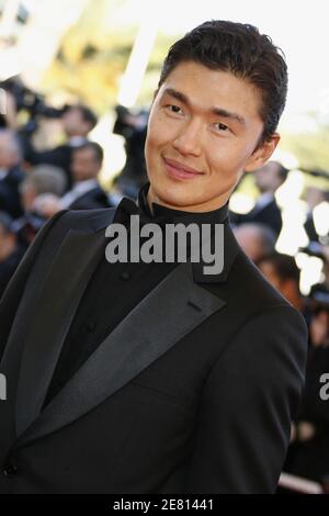 L'attore Rick Yune arriva al Palais des Festivals per la proiezione del film 'Zodiac' diretto da David Fincher presentato in concorso al 60° Festival Internazionale del Cinema di Cannes, in Francia, il 17 maggio 2007. Foto di Hahn-Nebinger-Orban/ABACAPRESS.COM Foto Stock