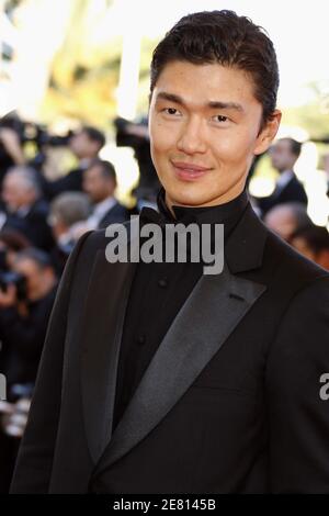 L'attore Rick Yune arriva al Palais des Festivals per la proiezione del film 'Zodiac' diretto da David Fincher presentato in concorso al 60° Festival Internazionale del Cinema di Cannes, in Francia, il 17 maggio 2007. Foto di Hahn-Nebinger-Orban/ABACAPRESS.COM Foto Stock