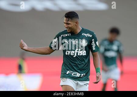 Stadio Maracana, Rio de Janeiro, Brasile. 30 gennaio 2021. Libertadores Cup, finale, Palmeiras contro Santos; Roni of Palmeiras Credit: Action Plus Sports/Alamy Live News Foto Stock