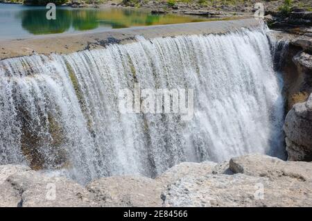 Cijevna cade vicino a Podgorica in Montenegro Foto Stock