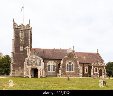 Regno Unito, Norfolk, Sandringham Estate, 2019, Aprile, 23: Chiesa di Santa Maria Maddalena, Sandringham Estate, Norfolk Foto Stock