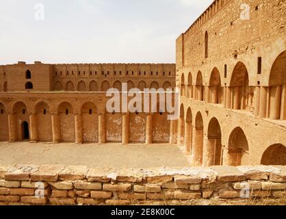 Al Ukhadir fortezza desertica vicino a Karbala in Iraq. Foto Stock