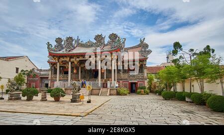 Chinesischer Tempel und Museum Leong San Tong Khoo Kongsi a Georgetown, Penang, Malesia Foto Stock
