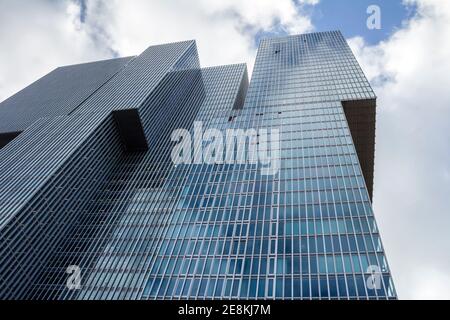 ROTTERDAM, PAESI BASSI : De Rotterdam è un edificio sul Wilhelminapier di Rotterdam progettato dall'architetto REM Koolhaas. Foto Stock