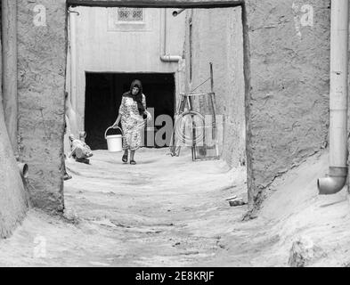 marrakech, marocco, 13092018, la gente nella strada in marocco Foto Stock