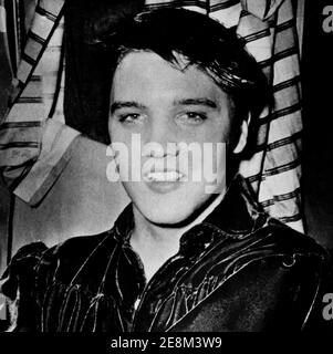 Elvis Presley, TV radio Mirror, marzo 1957 Foto Stock