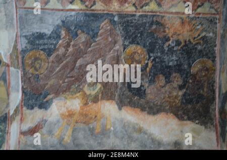 Interno della piccola Hagia Sophia, Trabzon, Turchia Foto Stock