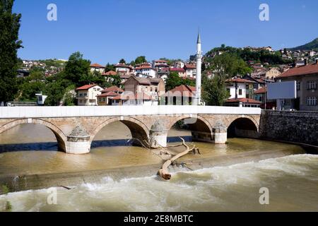 Sarajevo, la capitale della Bosnia-Erzegovina Foto Stock