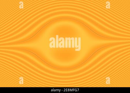 Uno sfondo astratto arancione e giallo luminoso con motivi ondulati Foto Stock