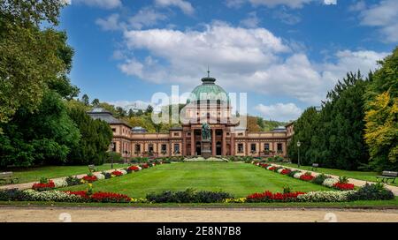 Kaiser Wilhelms Bad nei giardini termali di Bad Homburg Foto Stock