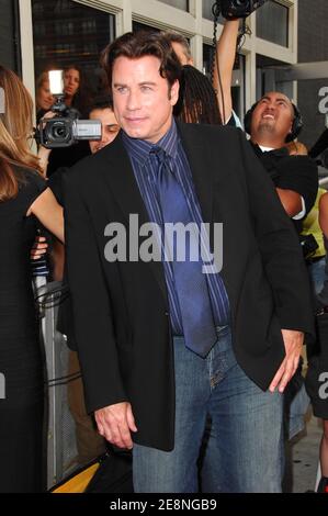 L'attore John Travolta pone per i fotografi alla prima della condanna a morte di Twentieth Century Fox al Tribeca Cinemas il 28 agosto 2007 a New York City, NY, USA. Foto di Gregorio Binuya/ABACAPRESS.COM Foto Stock