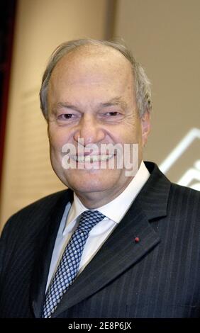 Michel Boyon, presidente di CSA, partecipa al "ventesimo anniversario" della radio francese "France Info" al "Cité de l'Architecture et du Patrimoine", tenutosi al Palais de Chaillot a Parigi, Francia, il 18 settembre 2007. Foto di Christophe Guibbaud/ABACAPRESS.COM Foto Stock