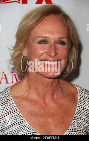 L'attrice Glenn Close partecipa alla prima di 'Damages' presentata da FX Productions al Regal Theatre giovedì 19 luglio 2007 a New York City, USA. Foto di Gregorio Binuya/ABACAUSA.COM (nella foto: Glenn Chiudi) Foto Stock