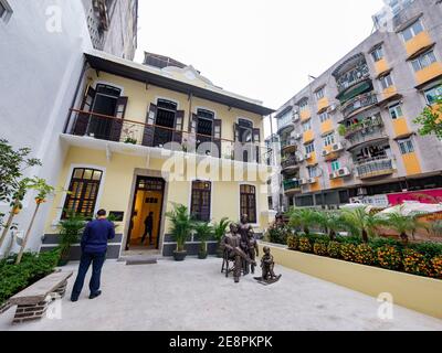 Macau, 26 GENNAIO 2012 - Vista esterna dell'ex Residenza del Generale Ye Ting Foto Stock