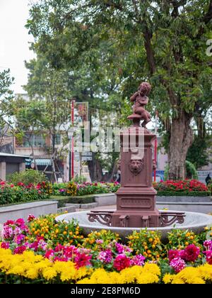 Macau, 27 GENNAIO 2012 - Vista nuvolosa del Parque Eanes Foto Stock