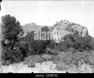 Monestir de Sant Llorenç del Munt (AFCEC RIBASV C 2643). Foto Stock