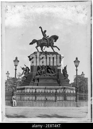 Monumento em homenagem a D. Pedro i, estátua equestre - 1. Foto Stock