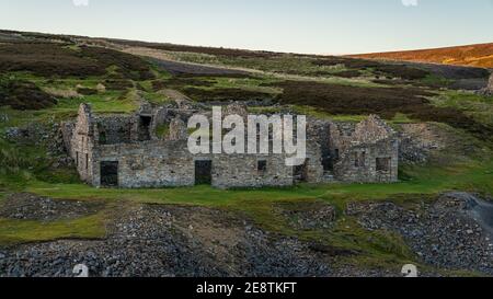 La resa Puzzava il Mulino tra Langthwaite e Feetham, North Yorkshire, Inghilterra, Regno Unito Foto Stock