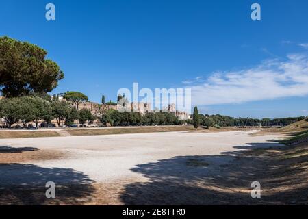 Circus Maximus (italiano: Circo massimo) antico stadio della città di Roma Foto Stock