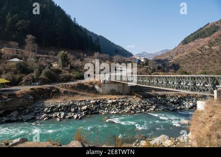 Bella valle Paras Kaghan Naran Swat valle Khyber Pakhtunkhwa Pakistan Foto Stock