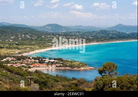 Spiaggia Pampelonne, Costa Azzurra, Francia Foto Stock