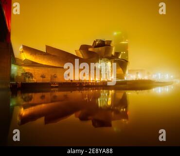 Museo a nebbia Foto Stock