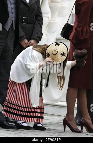 La principessa Alexandra è vista durante la cerimonia ufficiale all'interno del Palazzo di Monte-Carlo, Monaco, il 19 novembre 2007. Foto di Alain Benainous/piscina/ABACAPRESS.COM Foto Stock