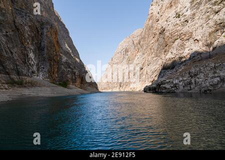 Dark Canyon (Karanlik Kanyon in turco) a Kemaliye, Egin, Erzincan, Turchia. Fiume Eufrate in Turchia. Foto Stock