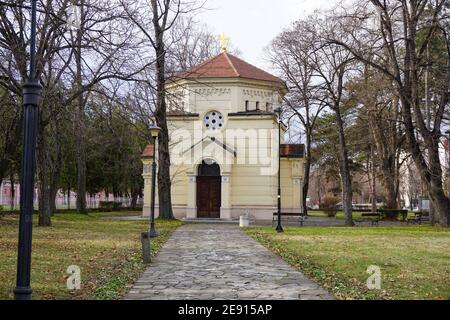 NIS, Serbia - 28 gennaio 2021: Torre del cranio Foto Stock