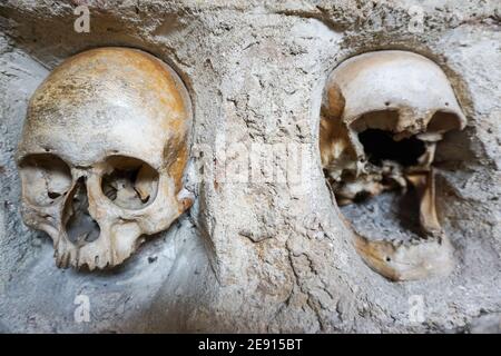 NIS, Serbia - 28 gennaio 2021: Torre del cranio Foto Stock