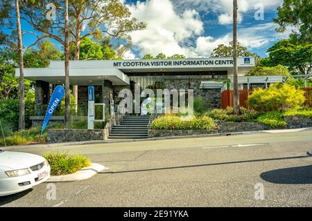 Brisbane, Australia - ingresso ai giardini botanici di Mount Coot-Tha Foto Stock