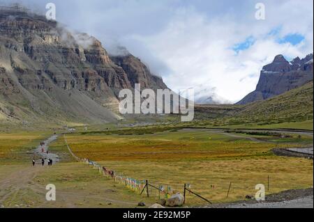 Kanginboqe Kailash Gangrenboqi Foto Stock