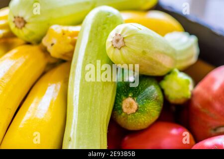 Verdure assortite direttamente dalla fattoria al ristorante Foto Stock