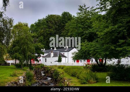 Distilleria di whisky Edradour, Pitlochry, Scozia Foto Stock