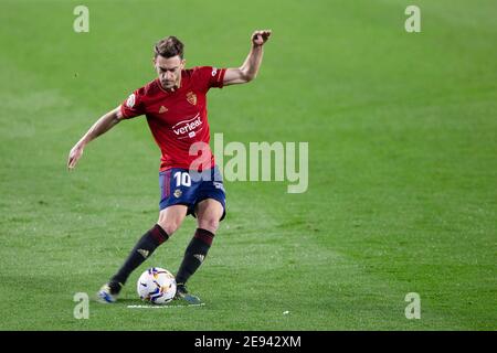 Roberto Torres di Osasuna durante il campionato spagnolo la Liga Partita di calcio tra Real Betis Balompie e CA Osasuna / LM Foto Stock