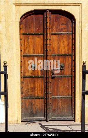 Il Mantar Jantar è un meridiana equinociale, con strumento destinato a misurare l'ora del giorno corretta a mezzo secondo e declinazione del Sole. Foto Stock