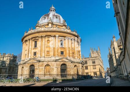 OXFORD, 4 FEBBRAIO 2019: Radcliffe Camera Building, Oxford University, Oxfordshire, Inghilterra. Foto Stock