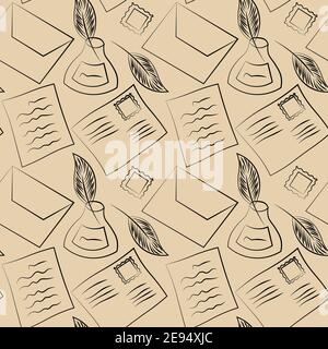Per tessuti di abbigliamento e oggetti, prodotti cartacei, involucri, carta da parati, decorazioni, notebook, interni e sfondo per reti sociali, ecc. Illustrazione Vettoriale