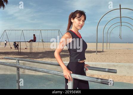 © Lionel Hahn/ABACA. 27206. Los Angeles-CA-USA, 06/2001. Alexandra Kabi. Foto Stock