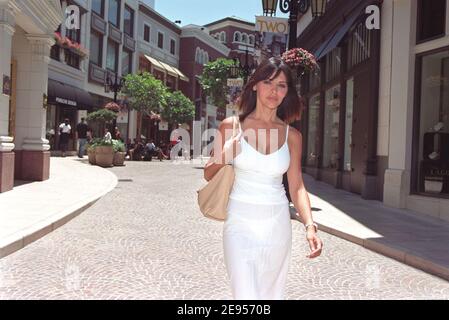 © Lionel Hahn/ABACA. 27206. Los Angeles-CA-USA, 06/2001. Alexandra Kabi. Foto Stock